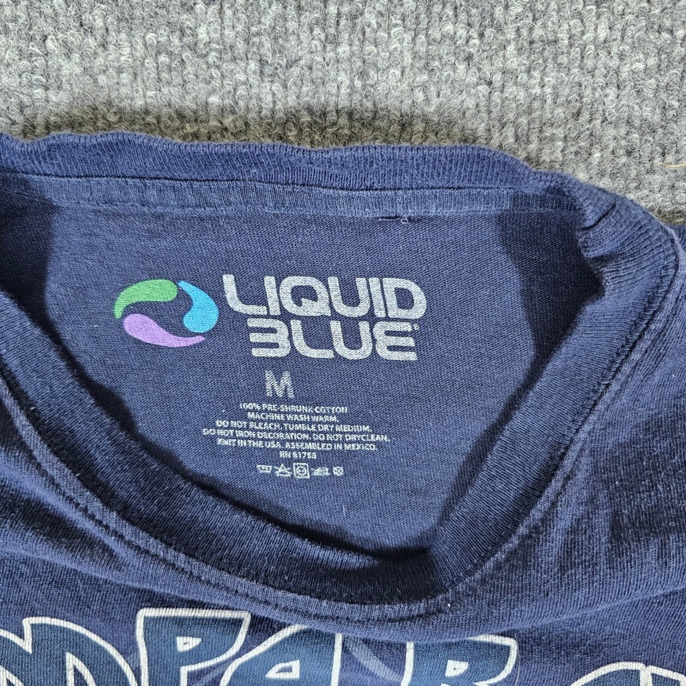 Liquid Blue MLB‎ Tampa Bay Rays x KISS Graphic T Shirt Blue Men's Size Medium - Picture 2 of 6